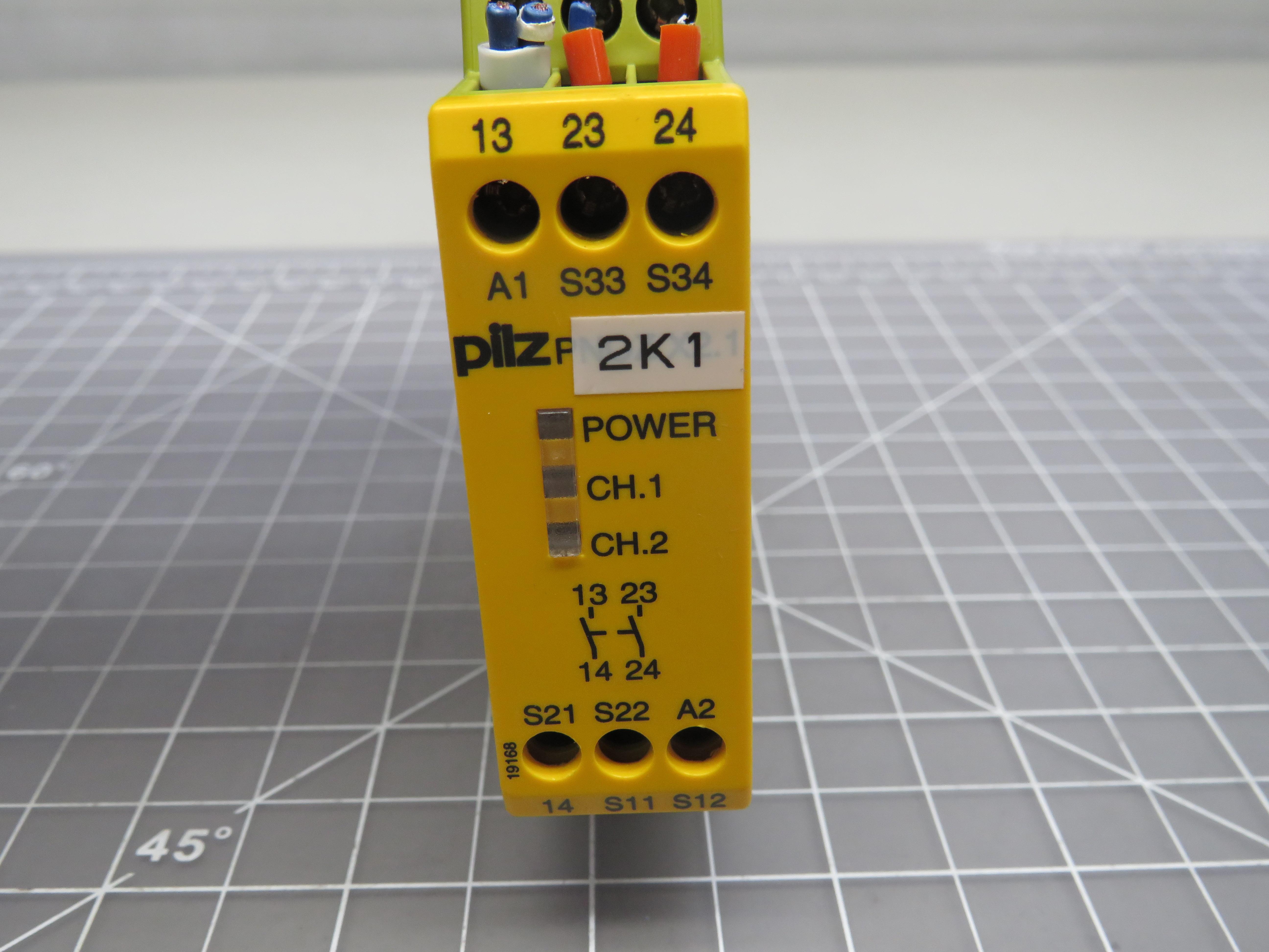 Pilz PNOZ X2.1 24VAC/DC 2n/o 774306 Safety Relay T153934 | EBay